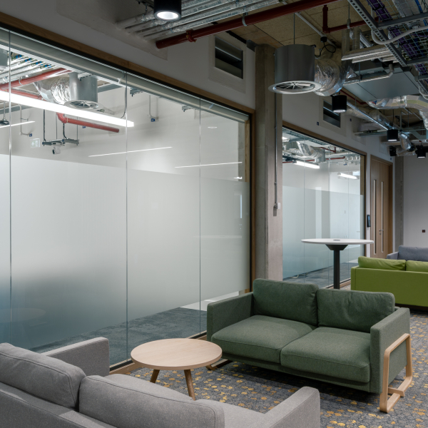 EXEMPLARY ACOUSTIC PRIVACY  AND FIRE RATED PROTECTION.