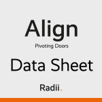 Align Double Glazed Doors - Radii Data Sheet