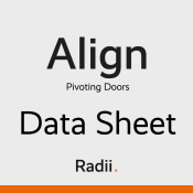 Align Double Glazed Doors - Radii Data Sheet