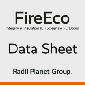 FireEco EI Screens & FD Doors - Radii Planet Group Data Sheet