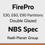 02. FirePro E30-E90 Double Glazed Partition System NBS Spec Download