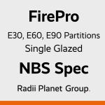 01. FirePro E30-E90 Single Glazed Partition System NBS Spec Download
