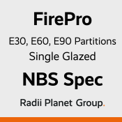 01. FirePro E30-E90 Single Glazed Partition System NBS Spec Download