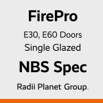 03. FirePro E30-E60 Single Glazed Door System NBS Spec Download