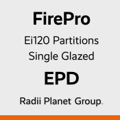FirePro Ei120 Single Glazed Fire Rated Partition System - Radii Planet Group Environmental Product Declaration (EPD)