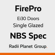 05. FirePro Ei30 Single Glazed Door System NBS Spec Download