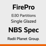 04. FirePro Ei30 Single Glazed Partition System NBS Spec Download