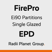 FirePro Ei90 Single Glazed Fire Rated Partition System - Radii Planet Group Environmental Product Declaration (EPD)