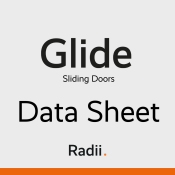 Glide Framed Glazed Sliding Doors - Radii Data Sheet