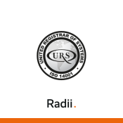 ISO14001 Certificate - Radii