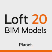 Loft 20 (SG) Framed Glass Partition System - Planet BIM Models