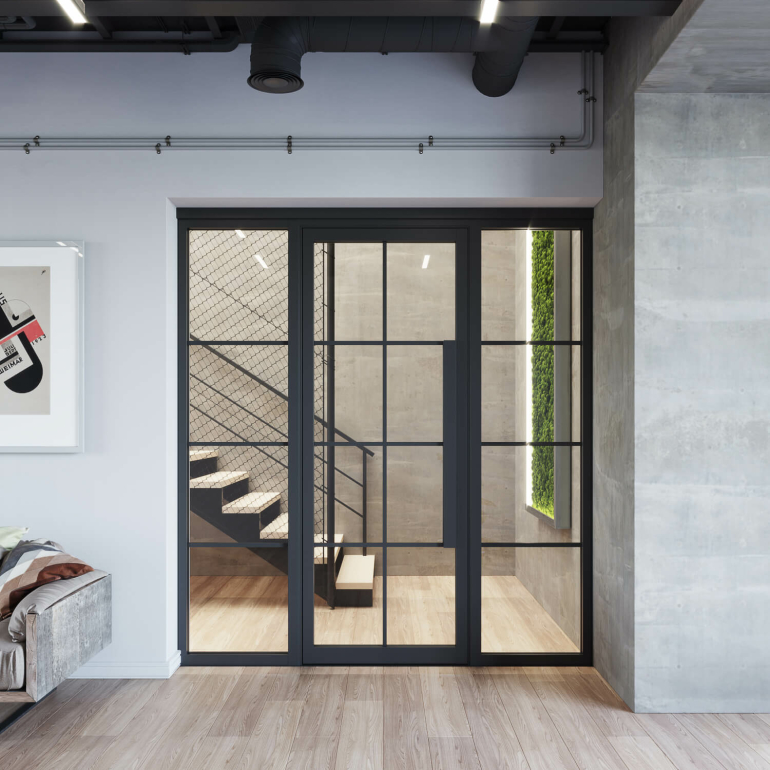 FirePro 120 Min Steel Frame Glass Internal Fire Rated Screens