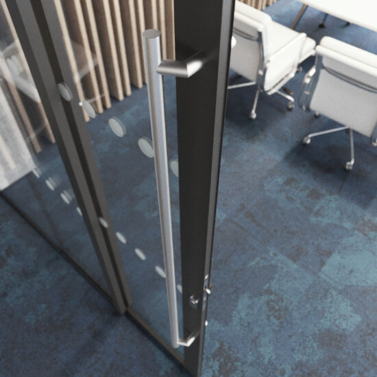 EclipseTec offers a seamless interface to adjacent fixed glazed screens.