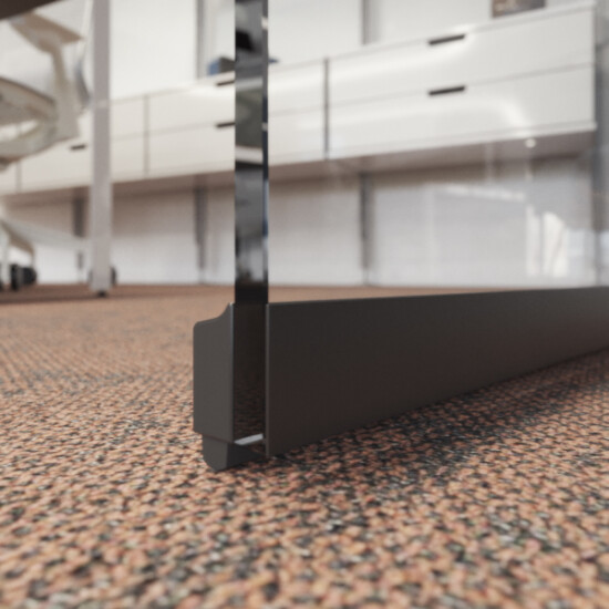 Acoustic attenuation of up to 34dB Rw can be achieved through the addition of acoustic drop seals.