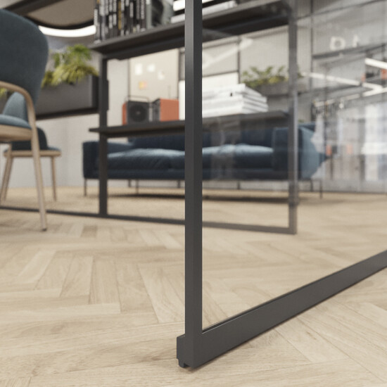 Ultra slimline visual frame measuring just 16mm that can be polyester powder coated or anodised for a metallic finish.