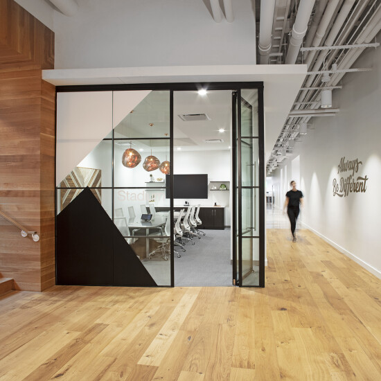 Loft 54 has various glazing bar options – shown here is 27mm version.