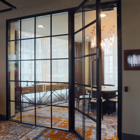 Loft 100 shown here with an IsoPro glazed door.