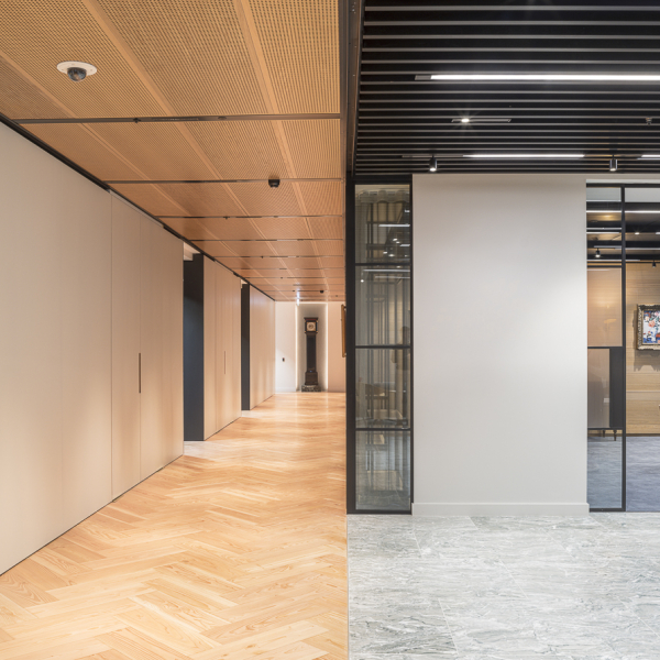 Stonehage Fleming | Commercial Banded Partition Reuse | Radii