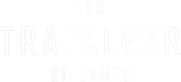 The Trafalgar St James white logo